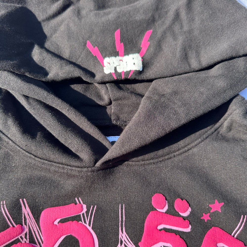 Sy5der Black Angel Number hoodie size medium NWT - Picture 4 of 5
